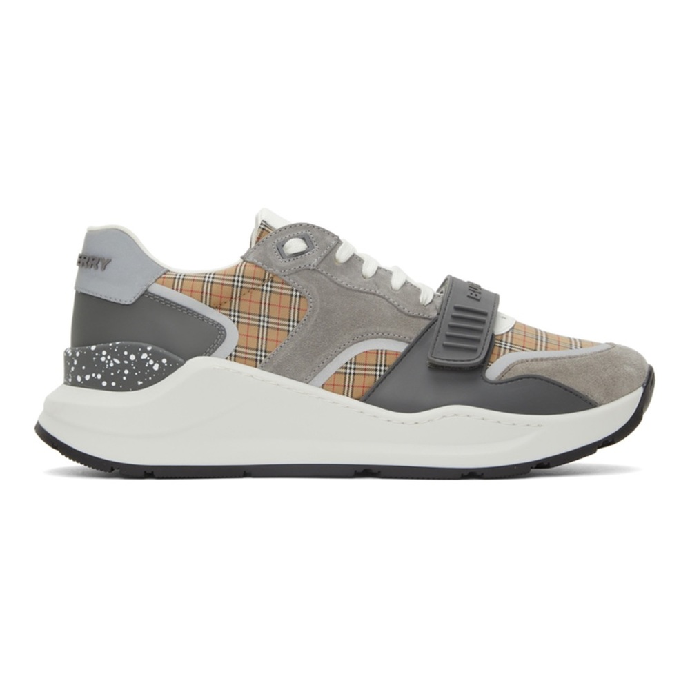 🔥BRAND NEW AUTHENTIC REFLECTIVE BURBERRY SNEAKERS‼️ - Picture 4 of 8